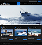 Sea Fishing Flash Joomla Template