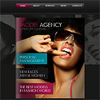 Model Agency Jquery FlipBook Template