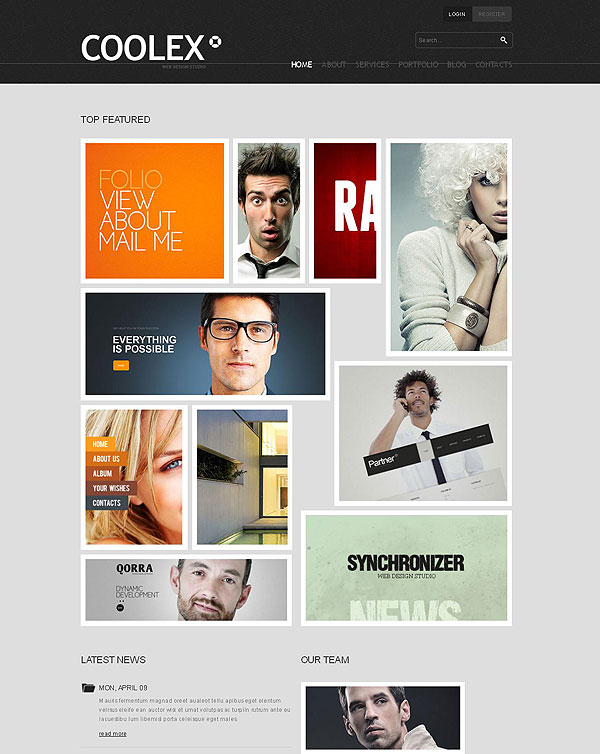 Creative Web Designer Joomla Template